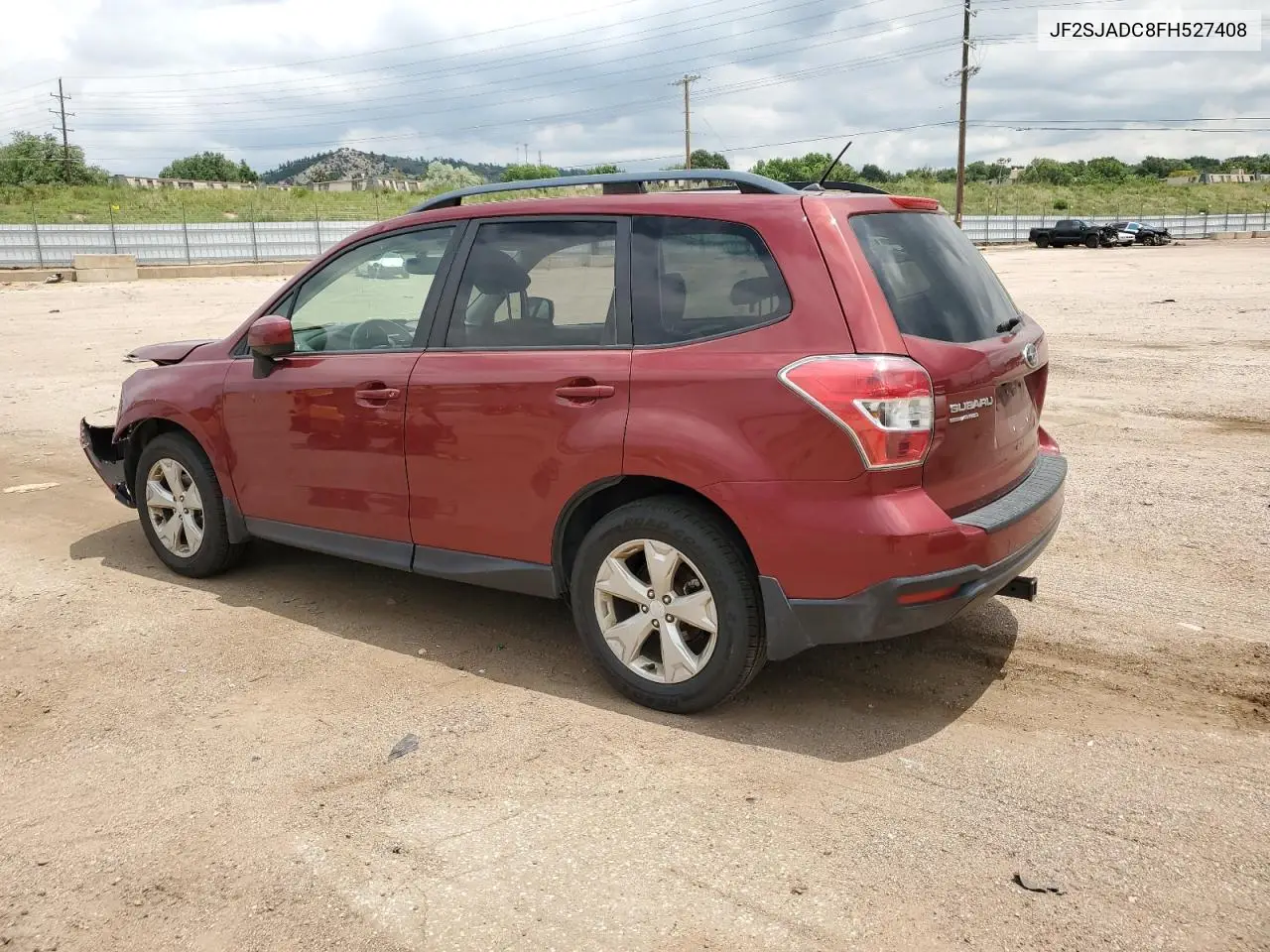 2015 Subaru Forester 2.5I Premium VIN: JF2SJADC8FH527408 Lot: 62022575