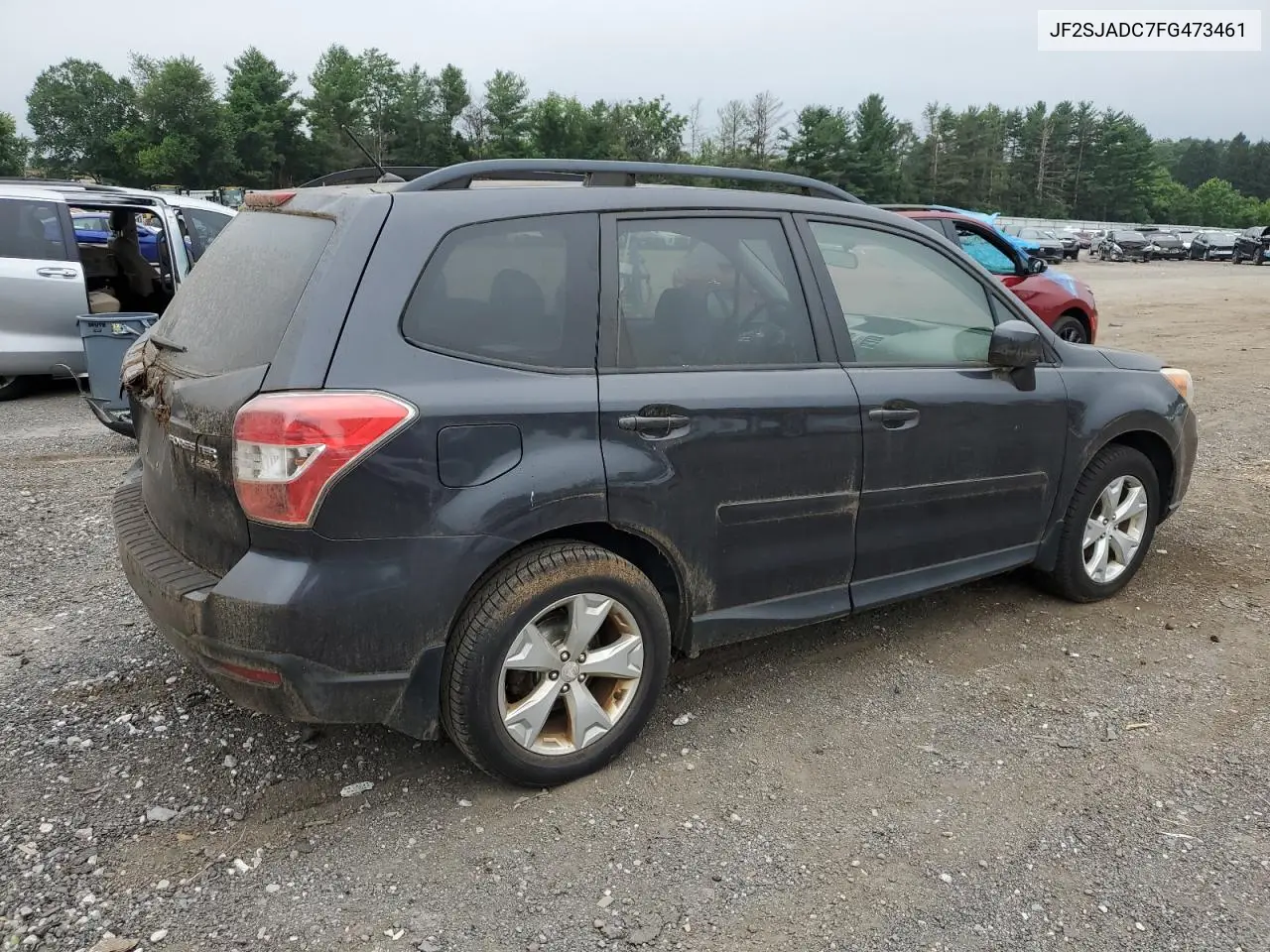 2015 Subaru Forester 2.5I Premium VIN: JF2SJADC7FG473461 Lot: 62128995