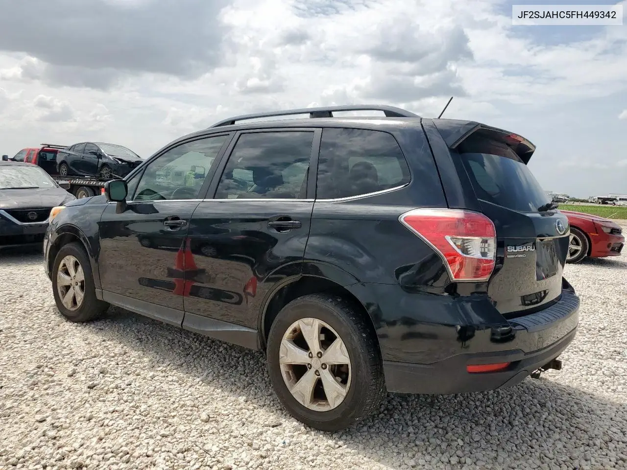 2015 Subaru Forester 2.5I Limited VIN: JF2SJAHC5FH449342 Lot: 62175965