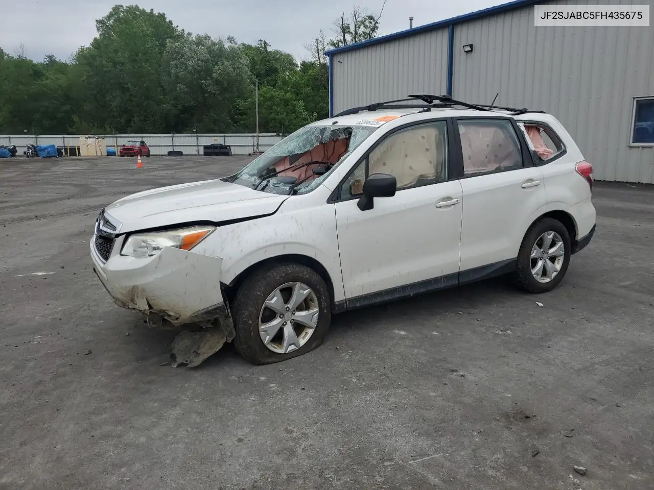 2015 Subaru Forester 2.5I VIN: JF2SJABC5FH435675 Lot: 62206125
