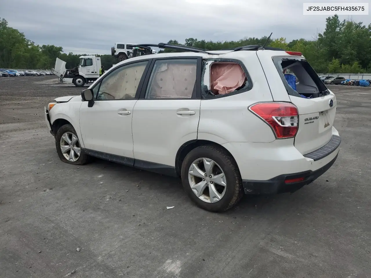2015 Subaru Forester 2.5I VIN: JF2SJABC5FH435675 Lot: 62206125