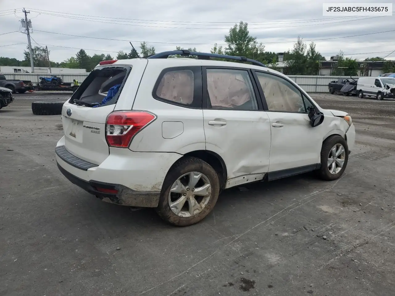 2015 Subaru Forester 2.5I VIN: JF2SJABC5FH435675 Lot: 62206125