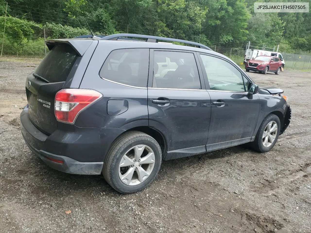 2015 Subaru Forester 2.5I Limited VIN: JF2SJAKC1FH507505 Lot: 62303175