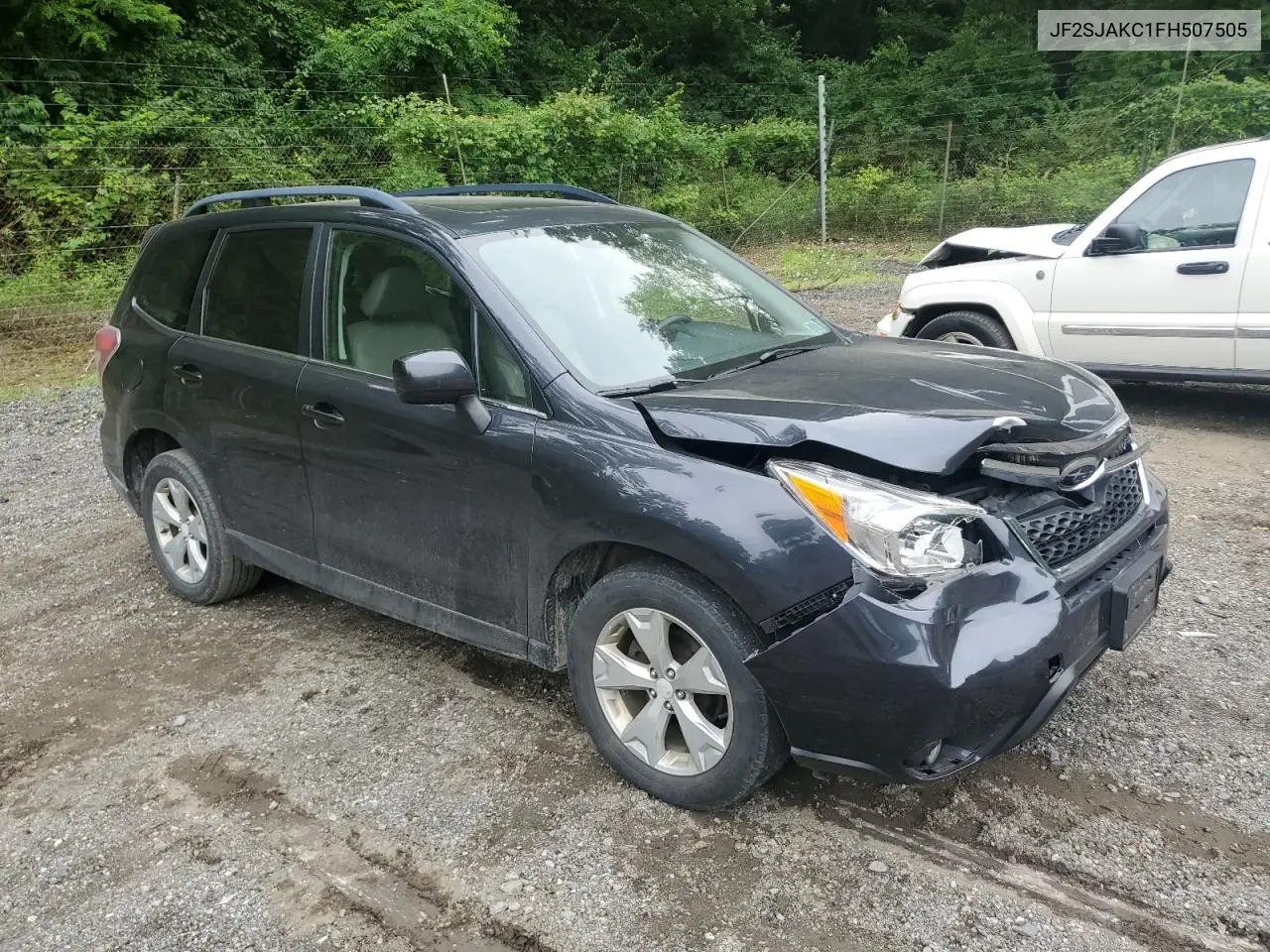 2015 Subaru Forester 2.5I Limited VIN: JF2SJAKC1FH507505 Lot: 62303175