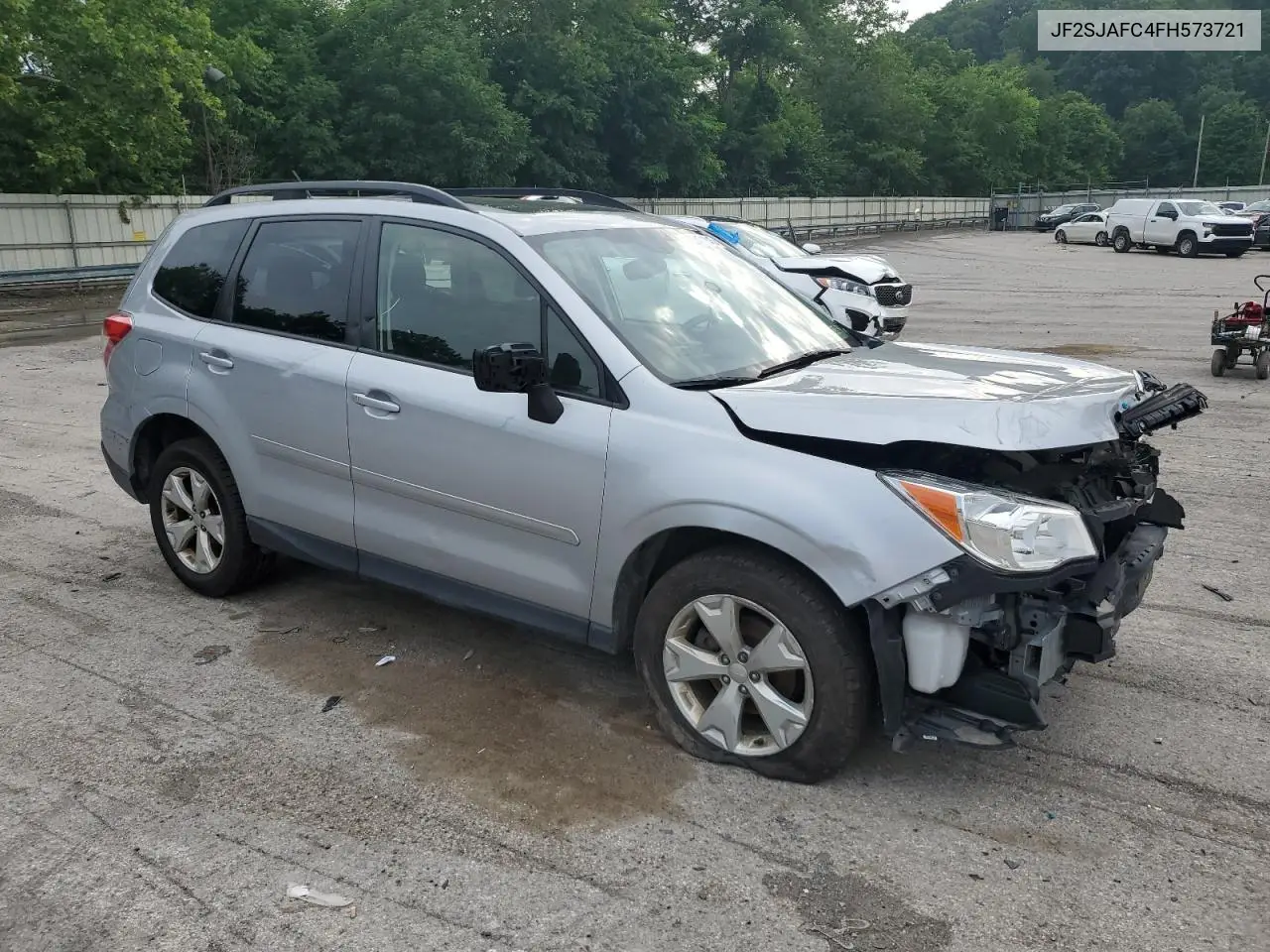 2015 Subaru Forester 2.5I Premium VIN: JF2SJAFC4FH573721 Lot: 62471845