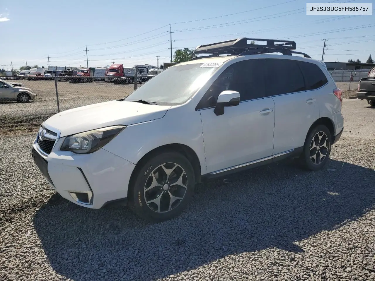 2015 Subaru Forester 2.0Xt Touring VIN: JF2SJGUC5FH586757 Lot: 62688865