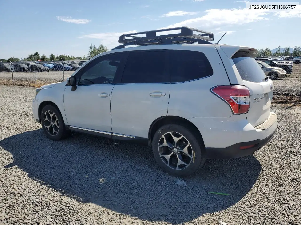 2015 Subaru Forester 2.0Xt Touring VIN: JF2SJGUC5FH586757 Lot: 62688865