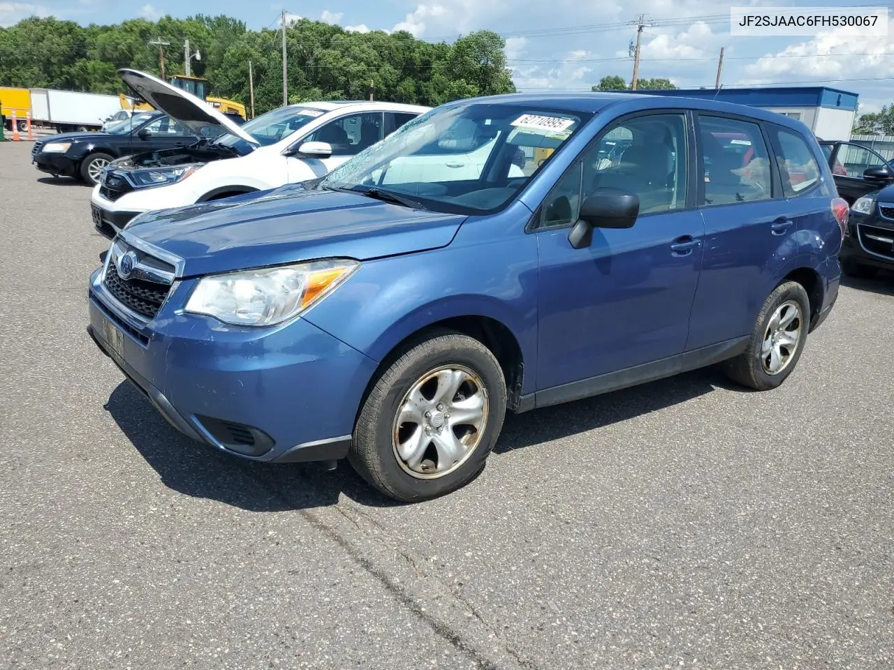 2015 Subaru Forester 2.5I VIN: JF2SJAAC6FH530067 Lot: 62710995