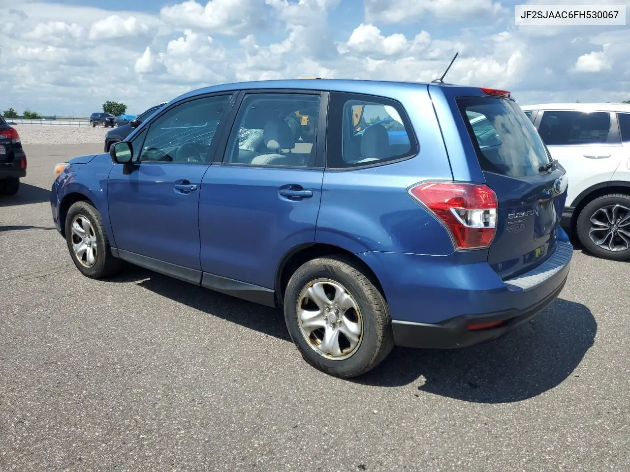 2015 Subaru Forester 2.5I VIN: JF2SJAAC6FH530067 Lot: 62710995