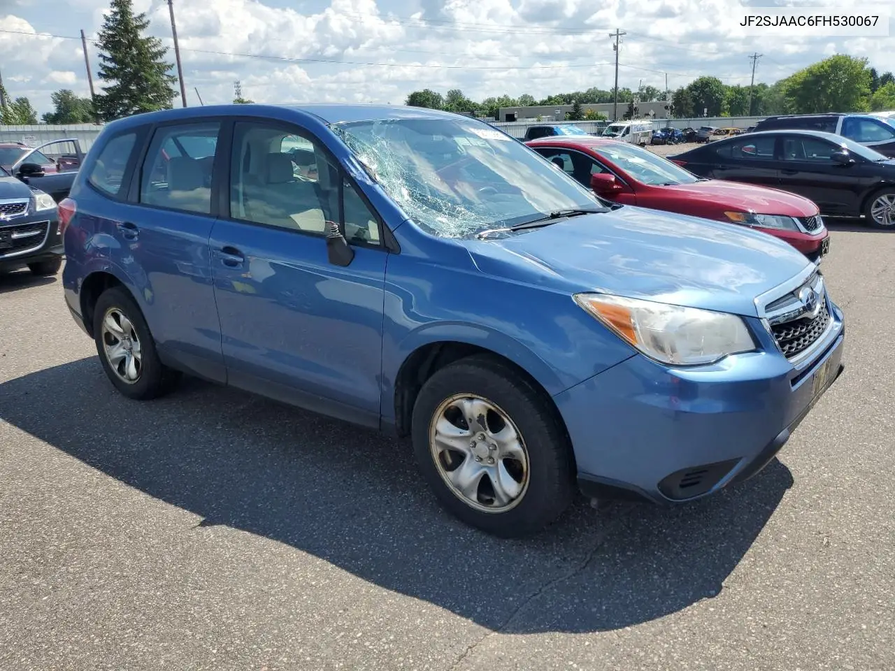 2015 Subaru Forester 2.5I VIN: JF2SJAAC6FH530067 Lot: 62710995