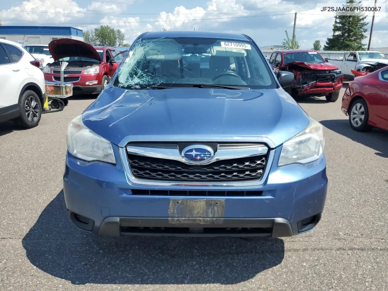 2015 Subaru Forester 2.5I VIN: JF2SJAAC6FH530067 Lot: 62710995