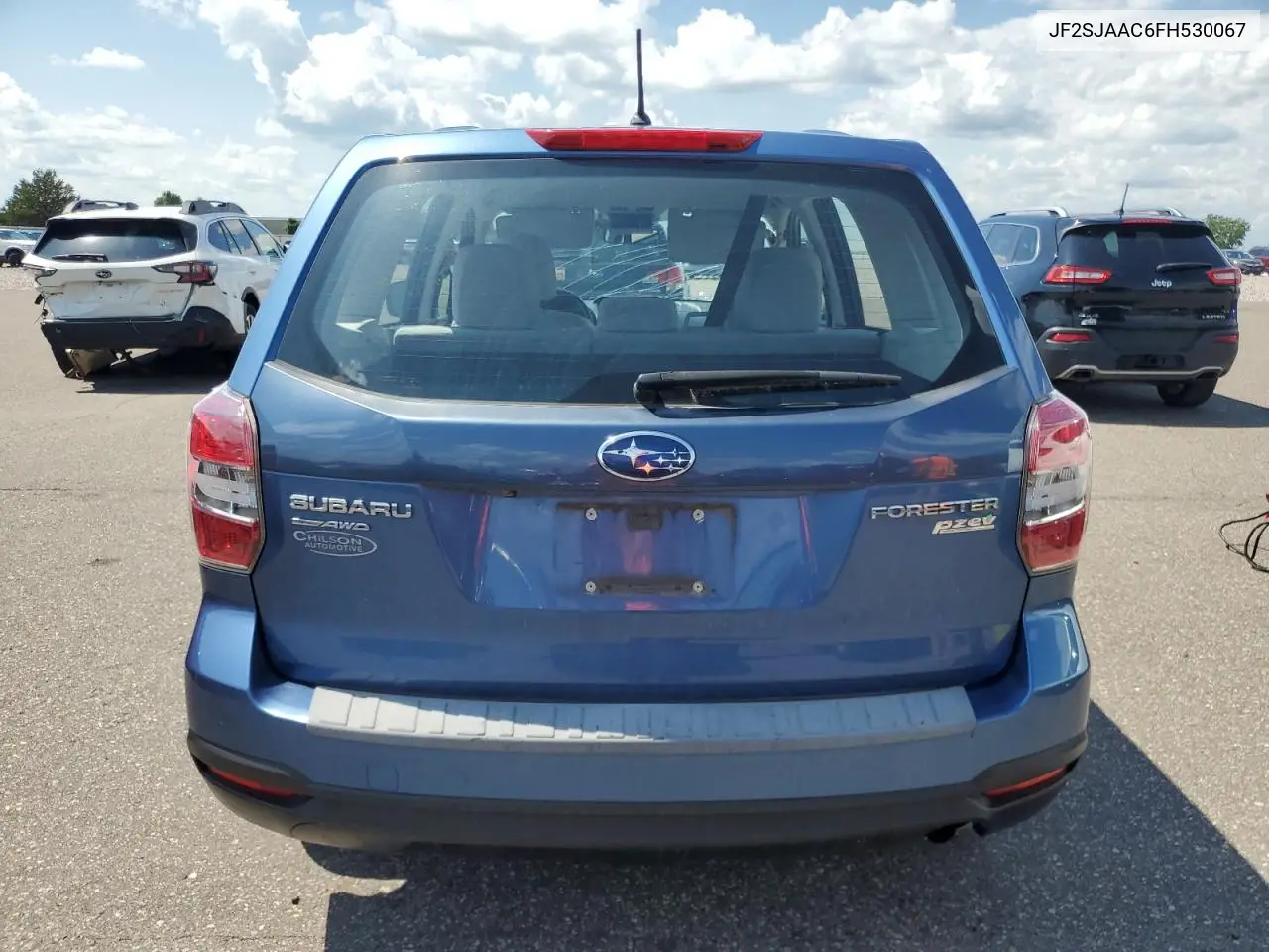 2015 Subaru Forester 2.5I VIN: JF2SJAAC6FH530067 Lot: 62710995
