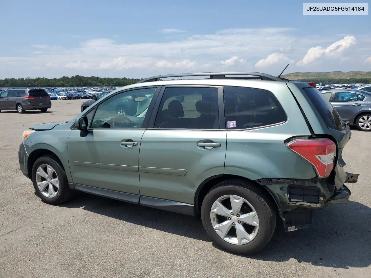 2015 Subaru Forester 2.5I Premium VIN: JF2SJADC5FG514184 Lot: 62753465