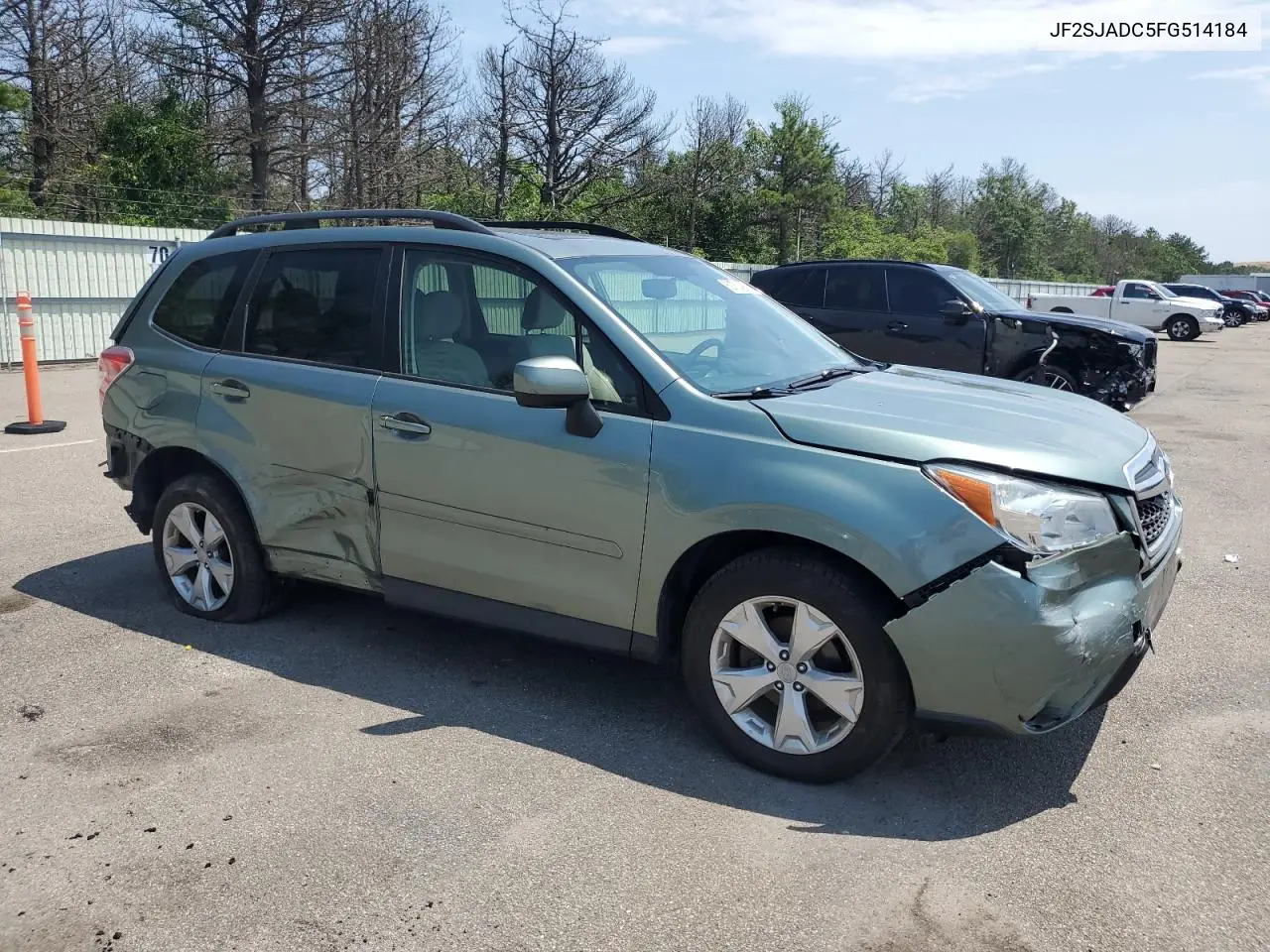 2015 Subaru Forester 2.5I Premium VIN: JF2SJADC5FG514184 Lot: 62753465