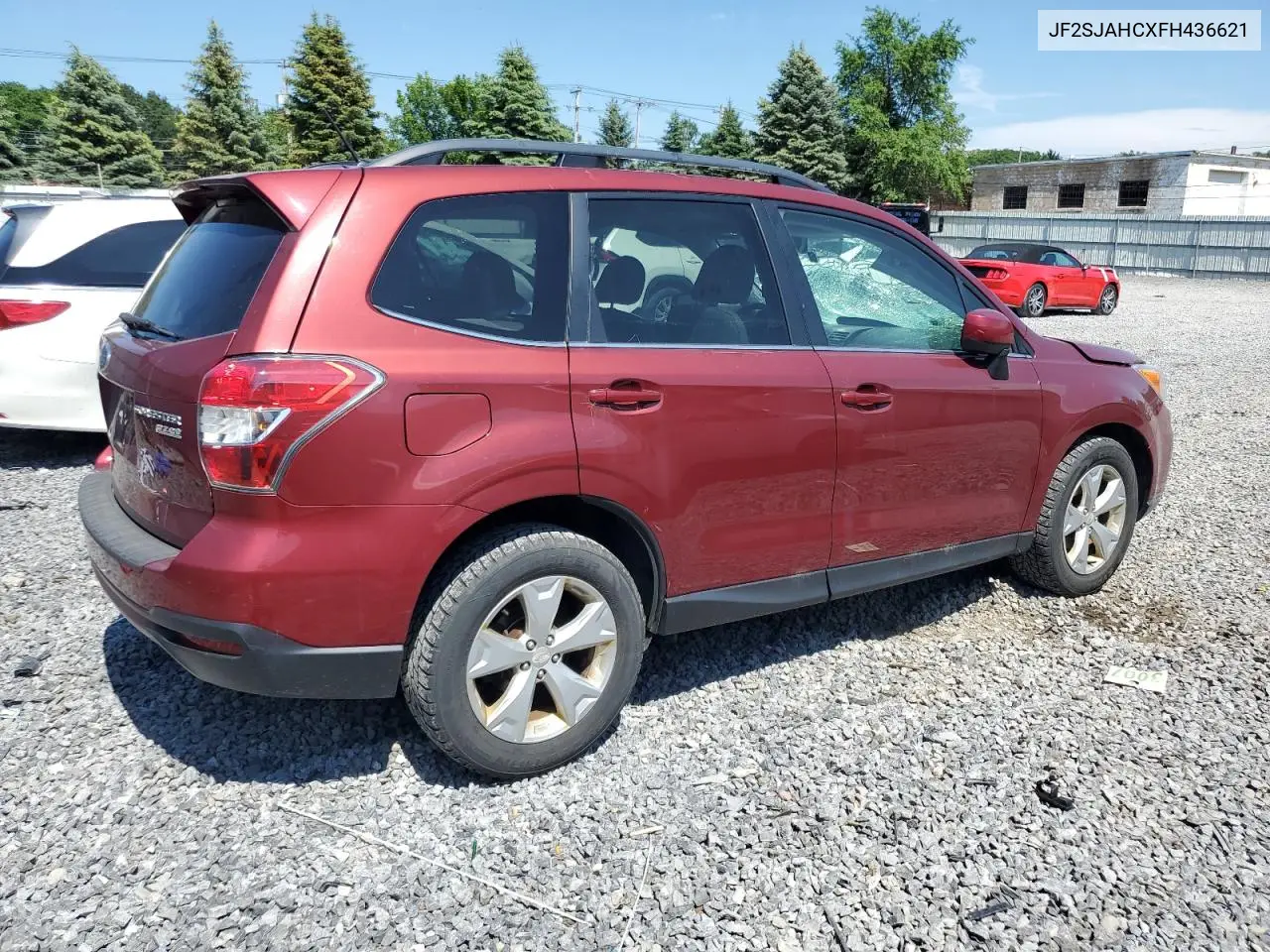 2015 Subaru Forester 2.5I Limited VIN: JF2SJAHCXFH436621 Lot: 62823785