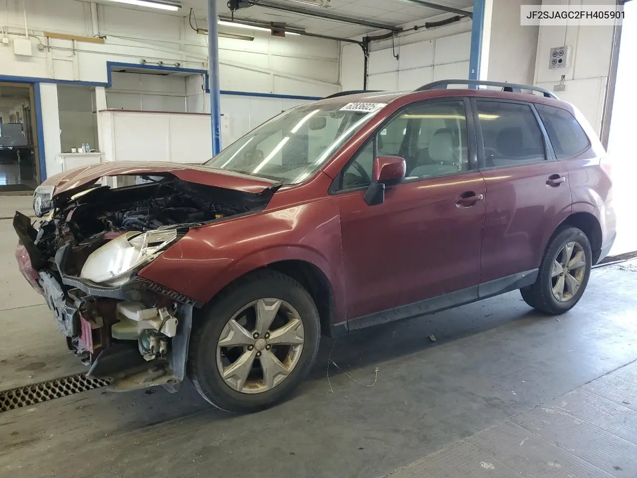2015 Subaru Forester 2.5I Premium VIN: JF2SJAGC2FH405901 Lot: 62836025