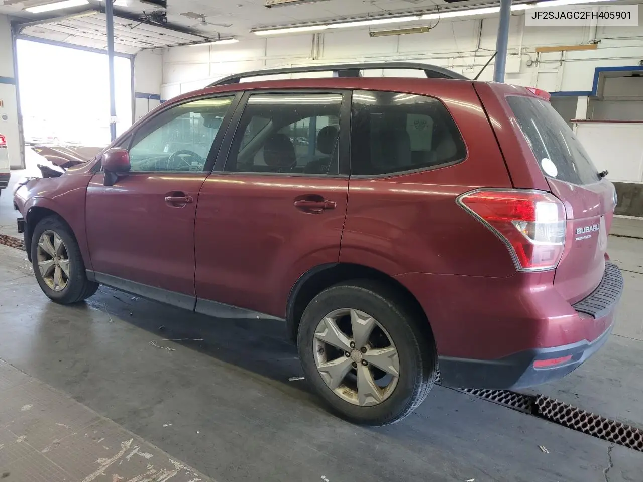 2015 Subaru Forester 2.5I Premium VIN: JF2SJAGC2FH405901 Lot: 62836025