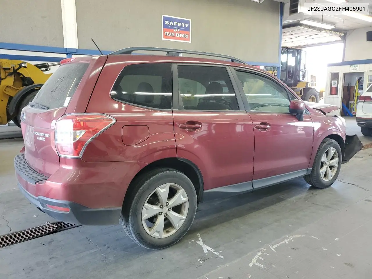 2015 Subaru Forester 2.5I Premium VIN: JF2SJAGC2FH405901 Lot: 62836025