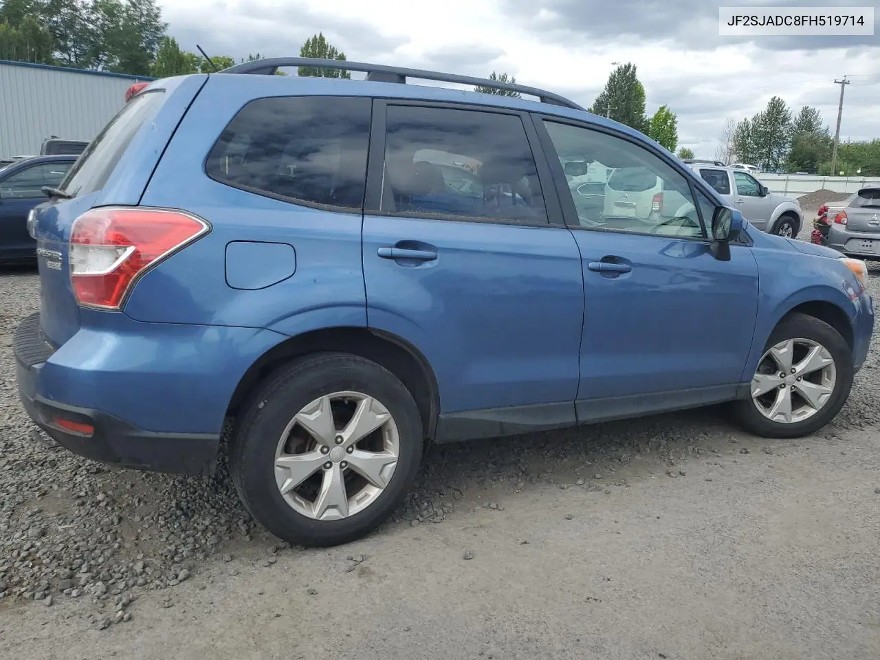 2015 Subaru Forester 2.5I Premium VIN: JF2SJADC8FH519714 Lot: 62868675