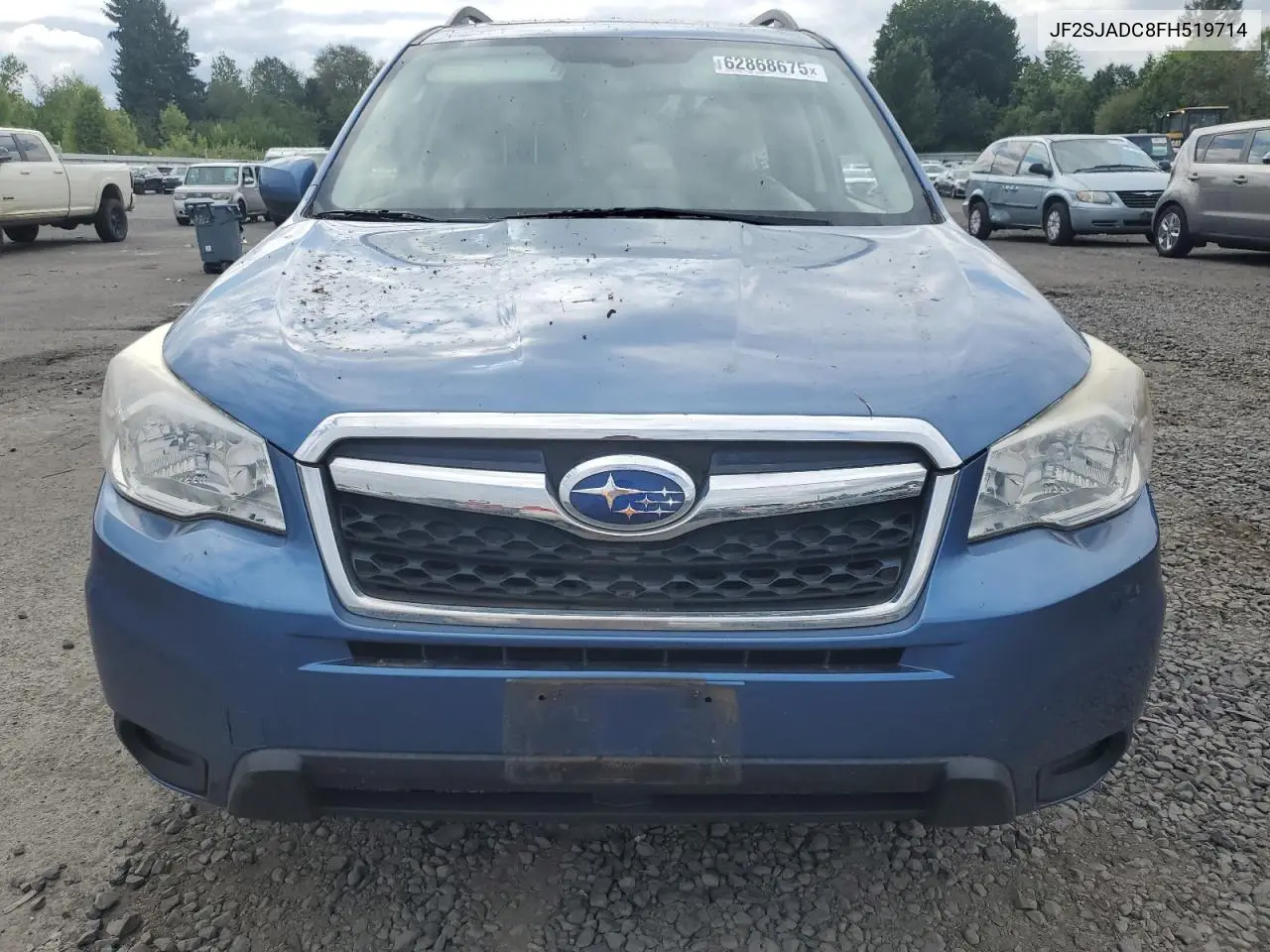 2015 Subaru Forester 2.5I Premium VIN: JF2SJADC8FH519714 Lot: 62868675