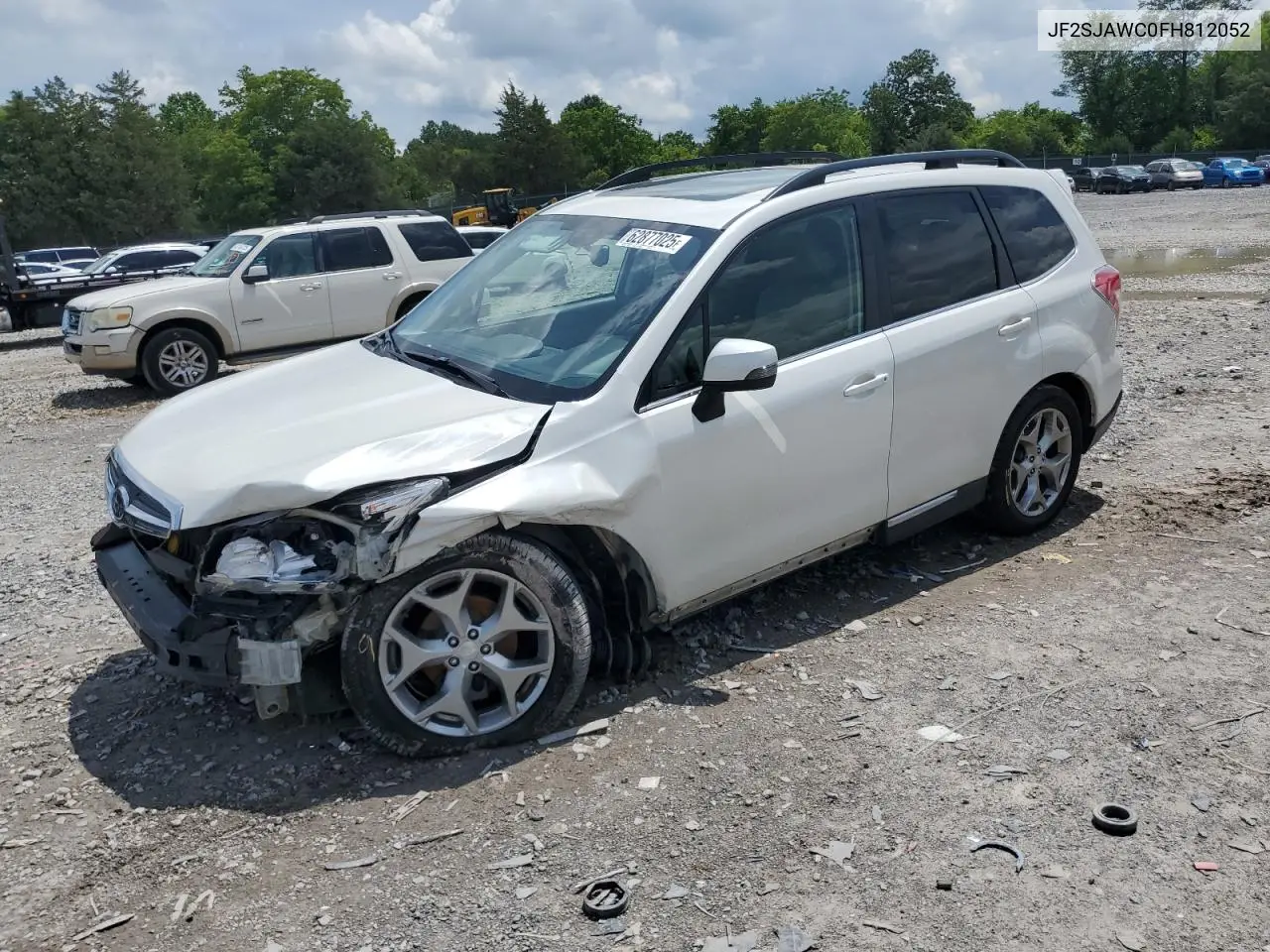 2015 Subaru Forester 2.5I Touring VIN: JF2SJAWC0FH812052 Lot: 62877025