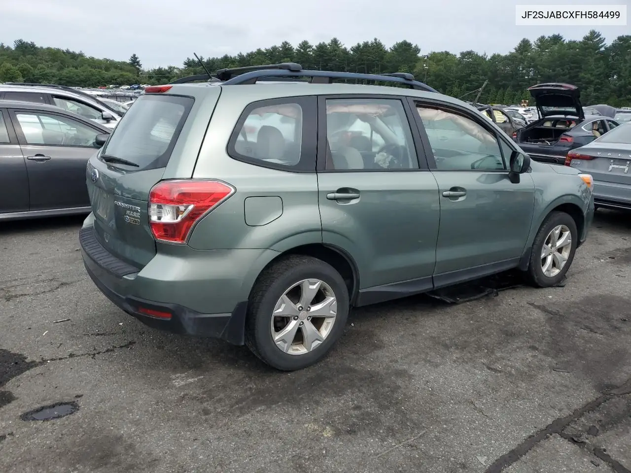 2015 Subaru Forester 2.5I VIN: JF2SJABCXFH584499 Lot: 63015745