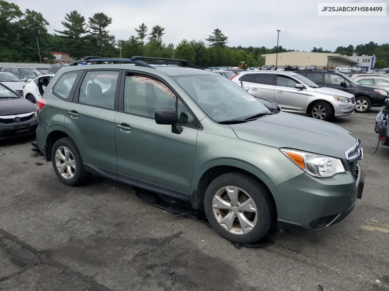 2015 Subaru Forester 2.5I VIN: JF2SJABCXFH584499 Lot: 63015745