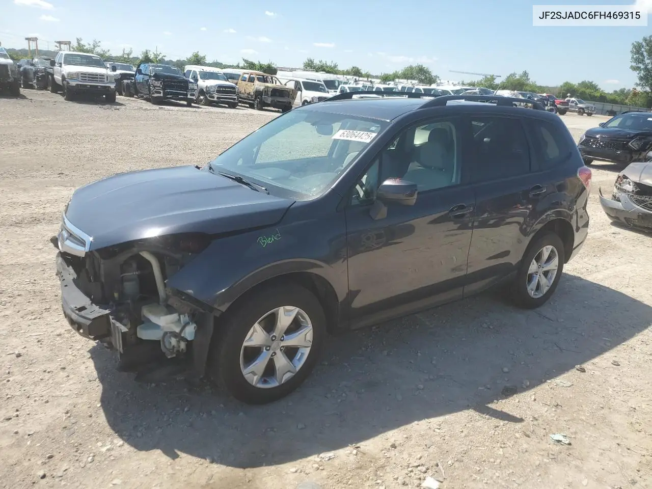 2015 Subaru Forester 2.5I Premium VIN: JF2SJADC6FH469315 Lot: 63064425