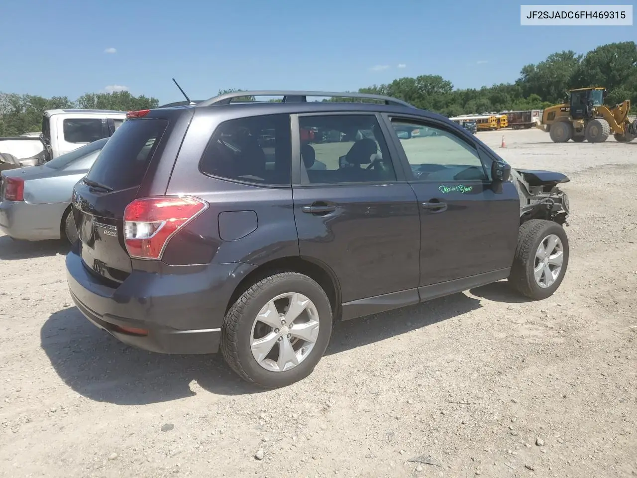 2015 Subaru Forester 2.5I Premium VIN: JF2SJADC6FH469315 Lot: 63064425