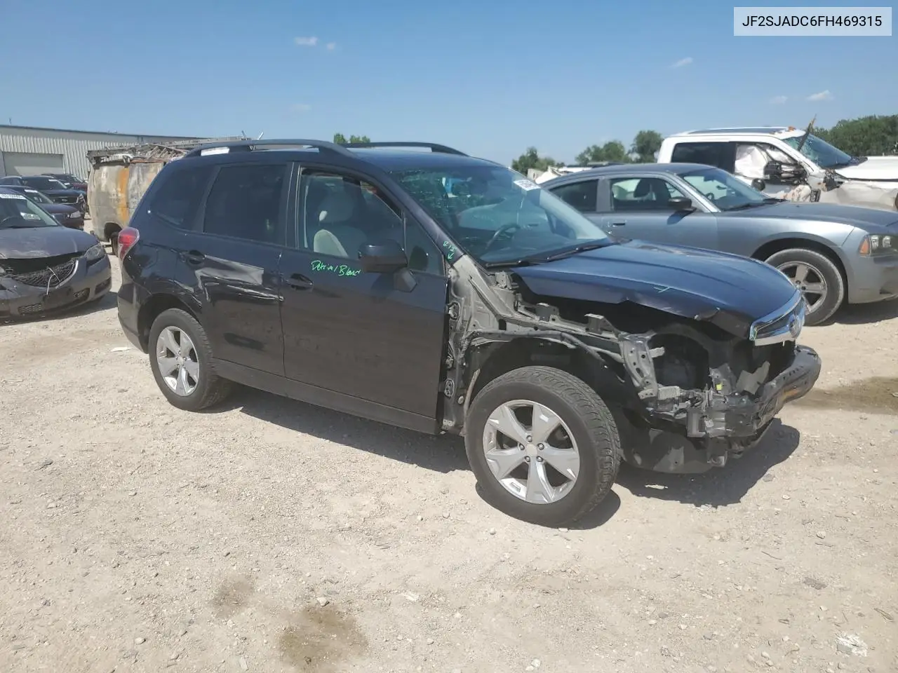 2015 Subaru Forester 2.5I Premium VIN: JF2SJADC6FH469315 Lot: 63064425