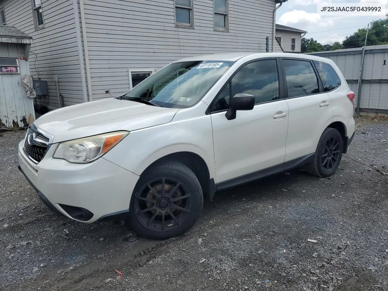 2015 Subaru Forester 2.5I VIN: JF2SJAAC5FG439992 Lot: 63118165