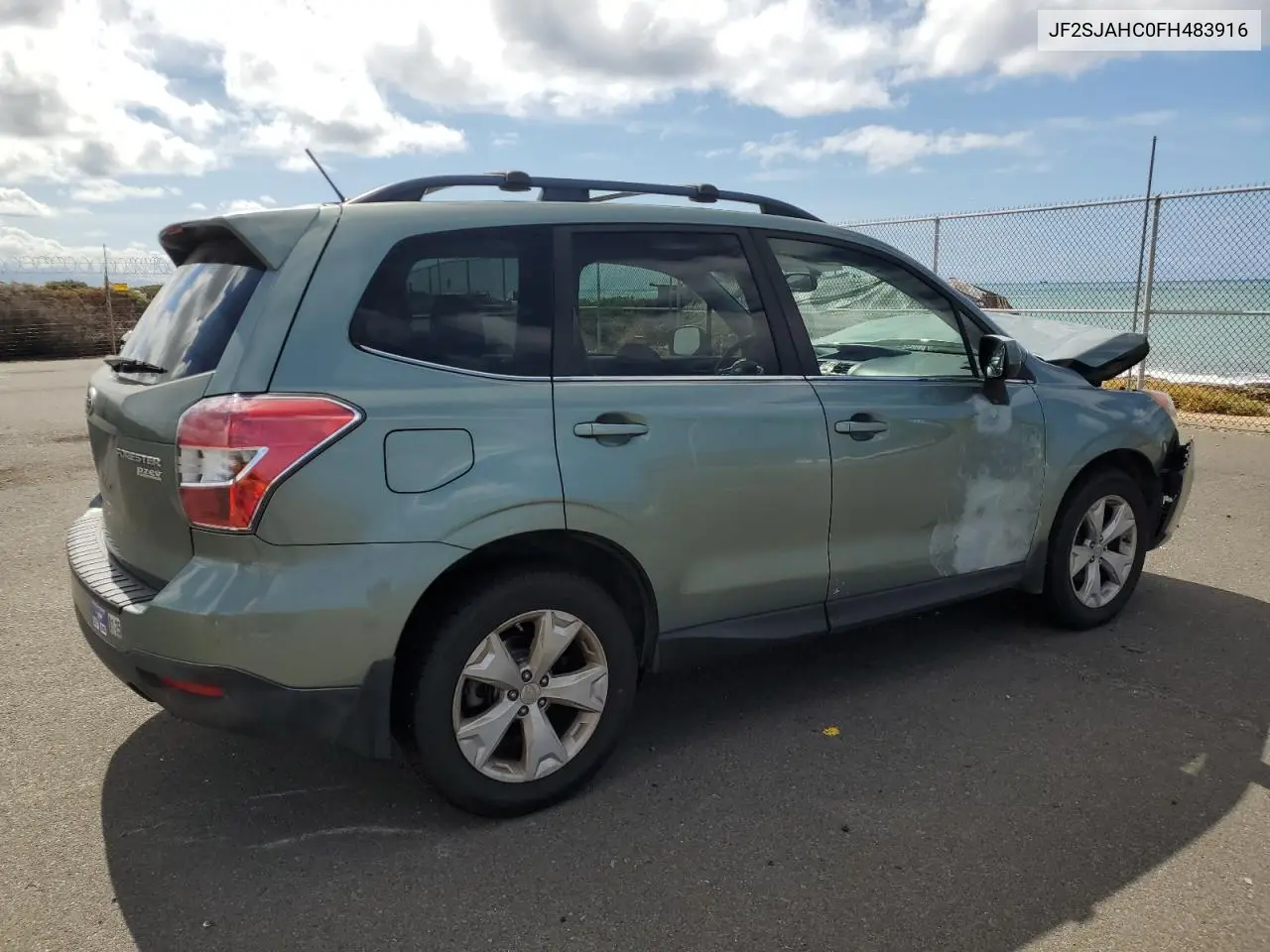 2015 Subaru Forester 2.5I Limited VIN: JF2SJAHC0FH483916 Lot: 64867735