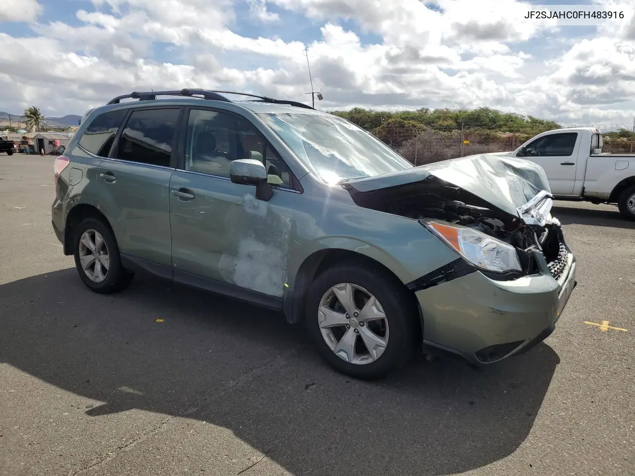 2015 Subaru Forester 2.5I Limited VIN: JF2SJAHC0FH483916 Lot: 64867735