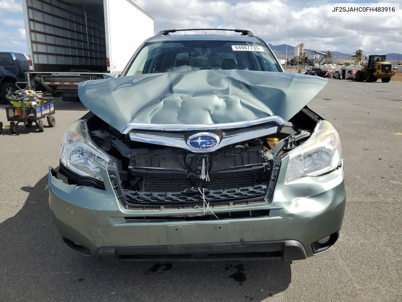 2015 Subaru Forester 2.5I Limited VIN: JF2SJAHC0FH483916 Lot: 64867735