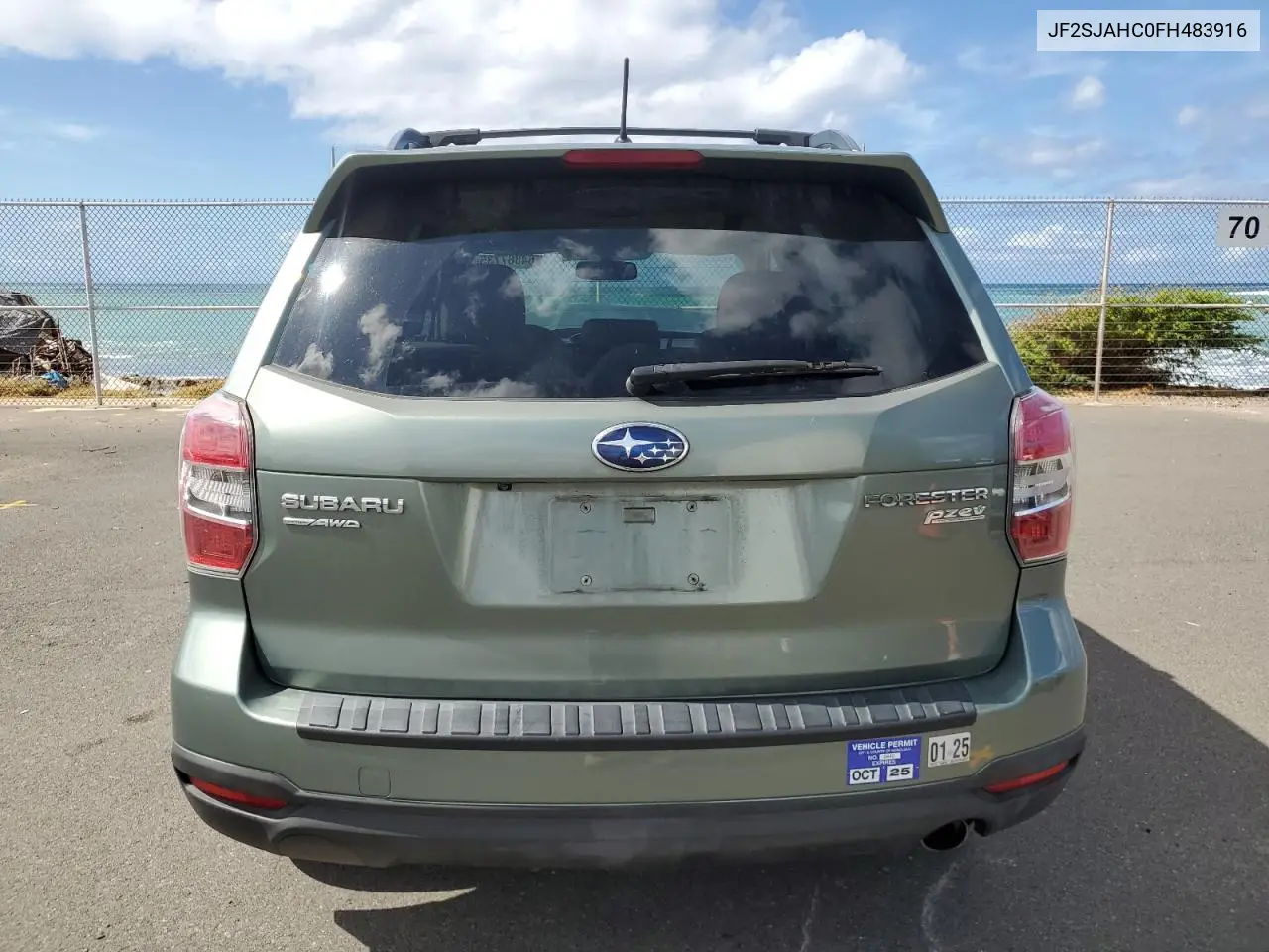 2015 Subaru Forester 2.5I Limited VIN: JF2SJAHC0FH483916 Lot: 64867735