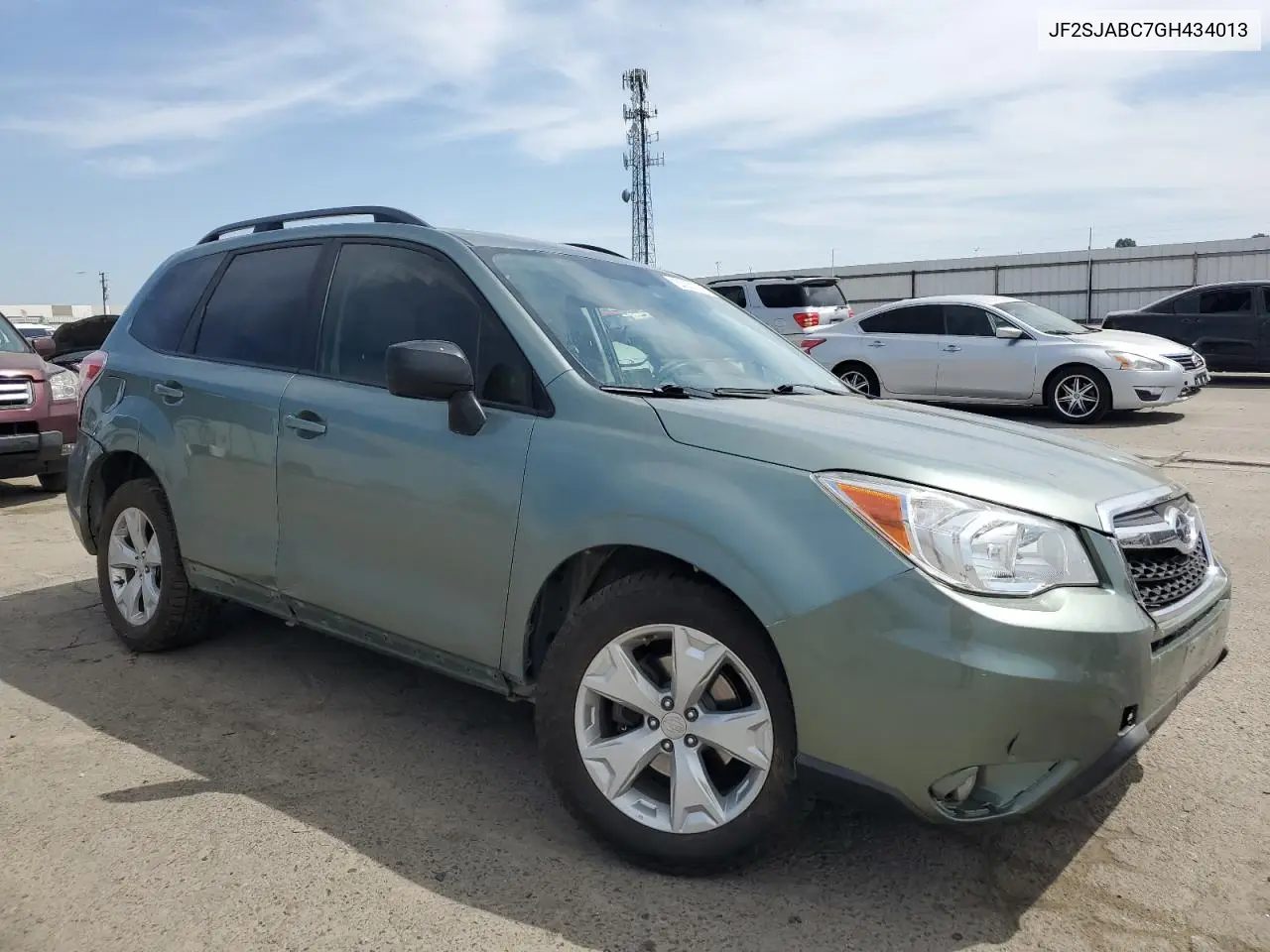 2016 Subaru Forester 2.5I VIN: JF2SJABC7GH434013 Lot: 53001215