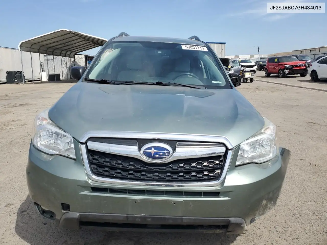 2016 Subaru Forester 2.5I VIN: JF2SJABC7GH434013 Lot: 53001215