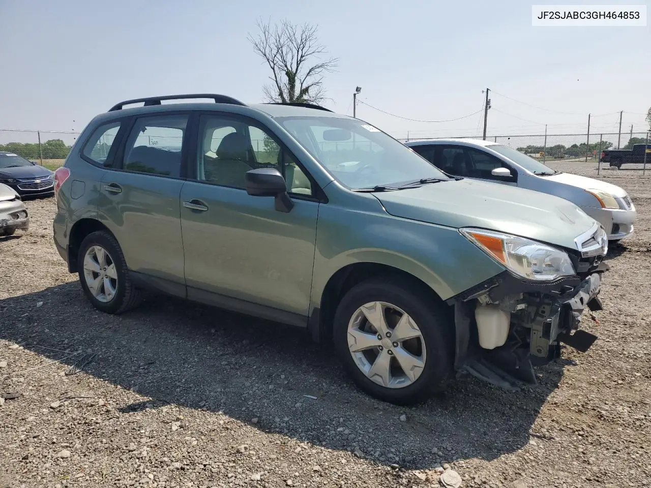 2016 Subaru Forester 2.5I VIN: JF2SJABC3GH464853 Lot: 58484955