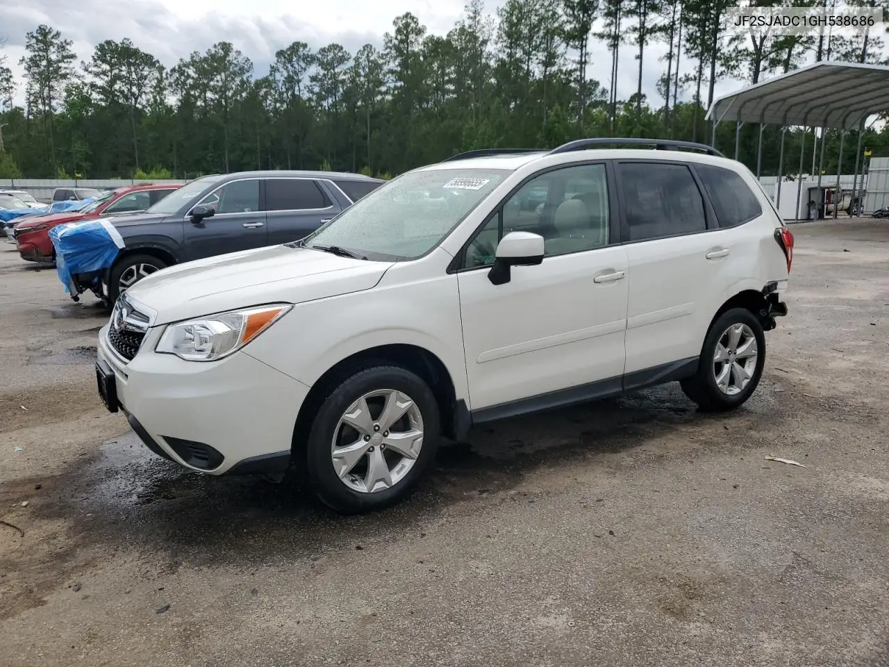 2016 Subaru Forester 2.5I Premium VIN: JF2SJADC1GH538686 Lot: 58996655