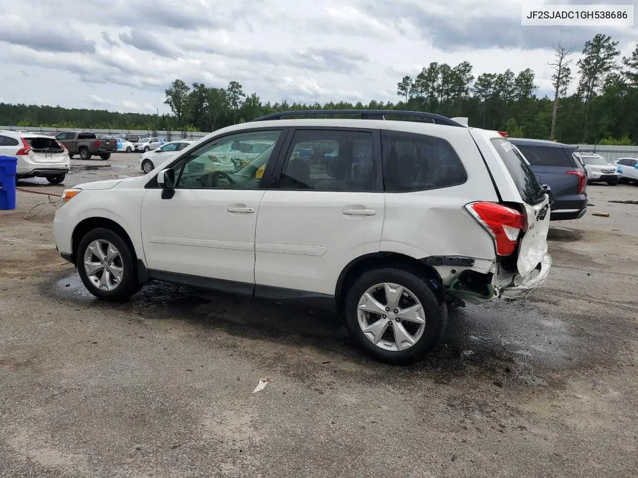 2016 Subaru Forester 2.5I Premium VIN: JF2SJADC1GH538686 Lot: 58996655