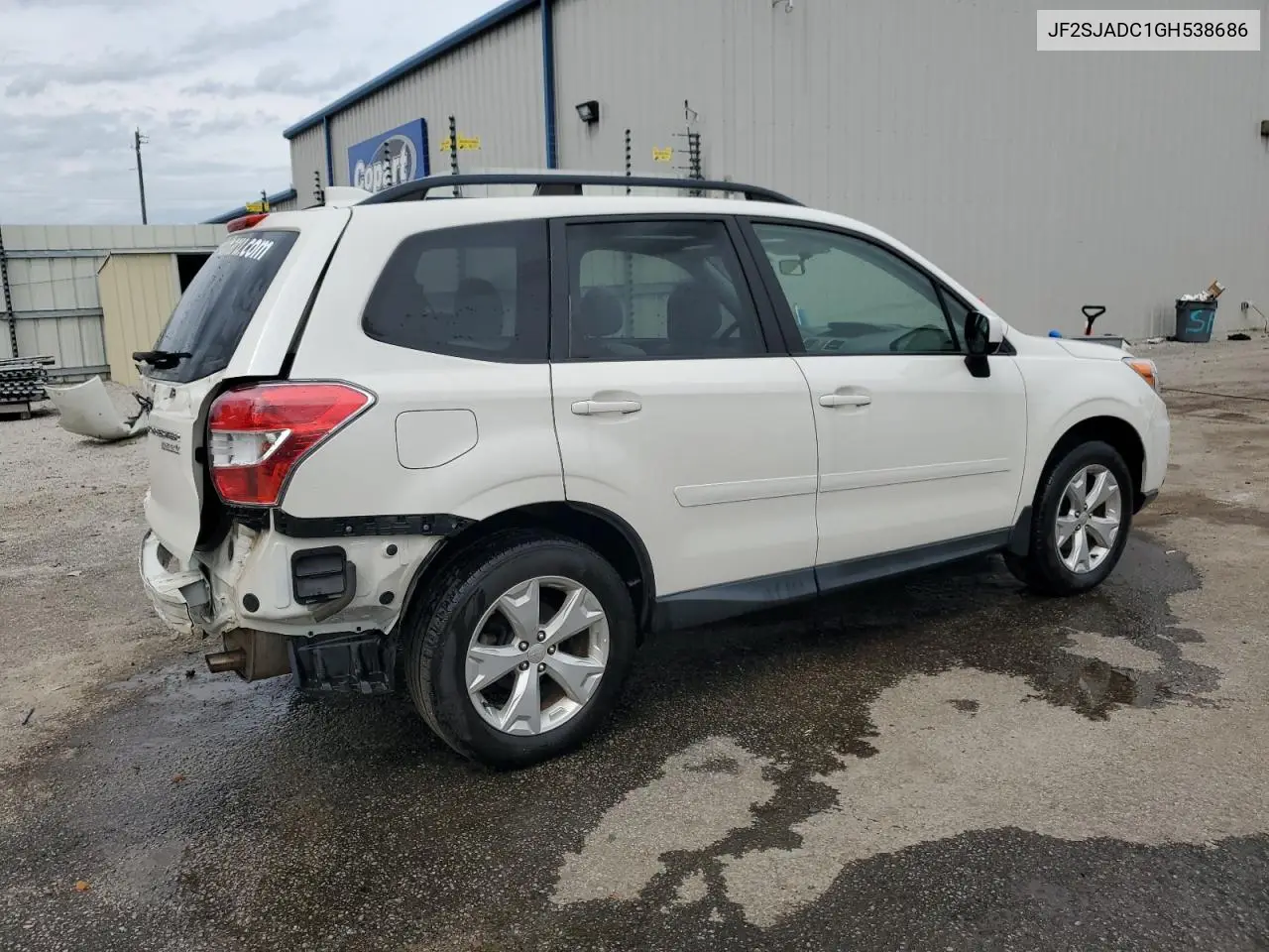 2016 Subaru Forester 2.5I Premium VIN: JF2SJADC1GH538686 Lot: 58996655