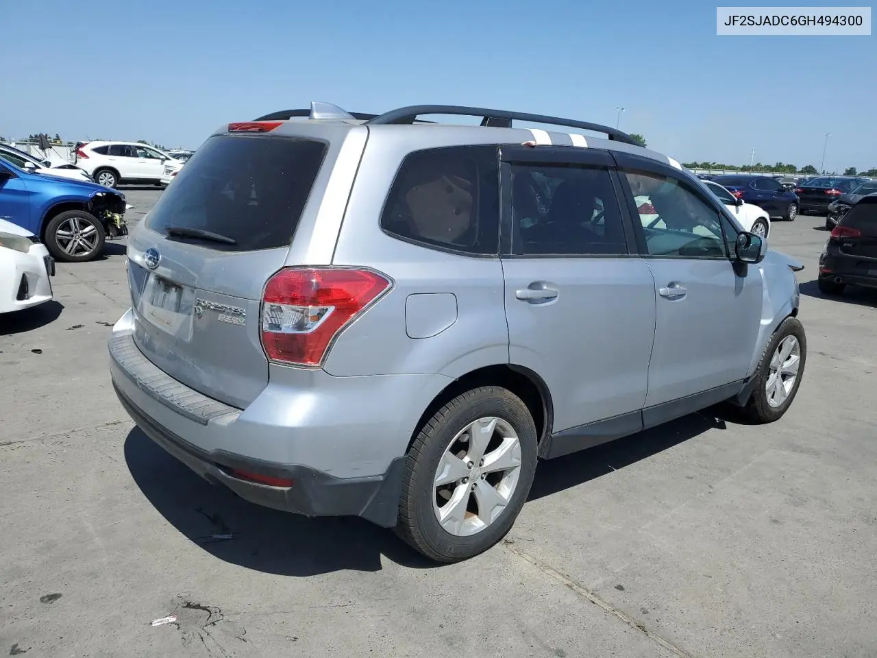 2016 Subaru Forester 2.5I Premium VIN: JF2SJADC6GH494300 Lot: 59533215