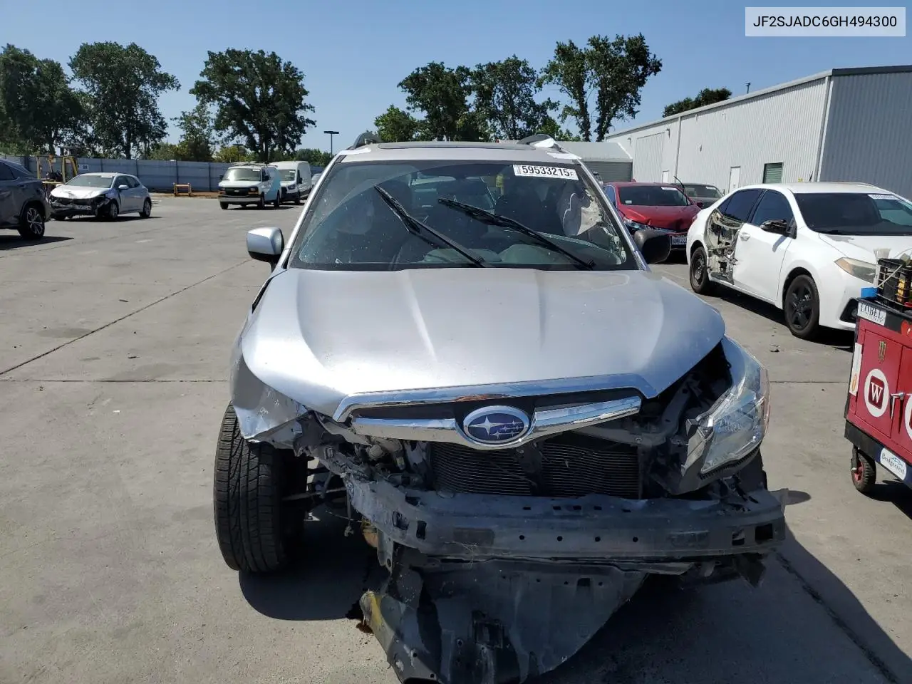 2016 Subaru Forester 2.5I Premium VIN: JF2SJADC6GH494300 Lot: 59533215