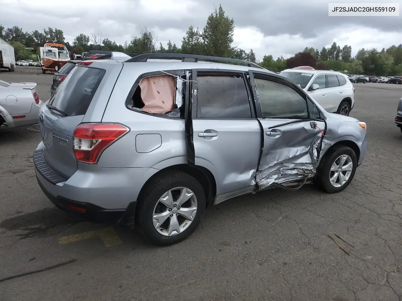 2016 Subaru Forester 2.5I Premium VIN: JF2SJADC2GH559109 Lot: 61166405