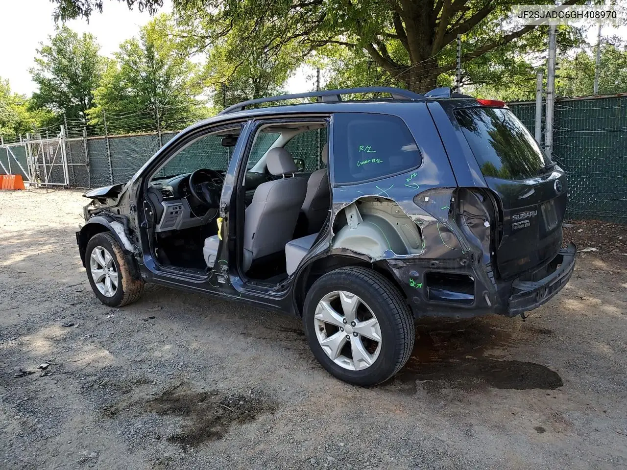 2016 Subaru Forester 2.5I Premium VIN: JF2SJADC6GH408970 Lot: 61392655
