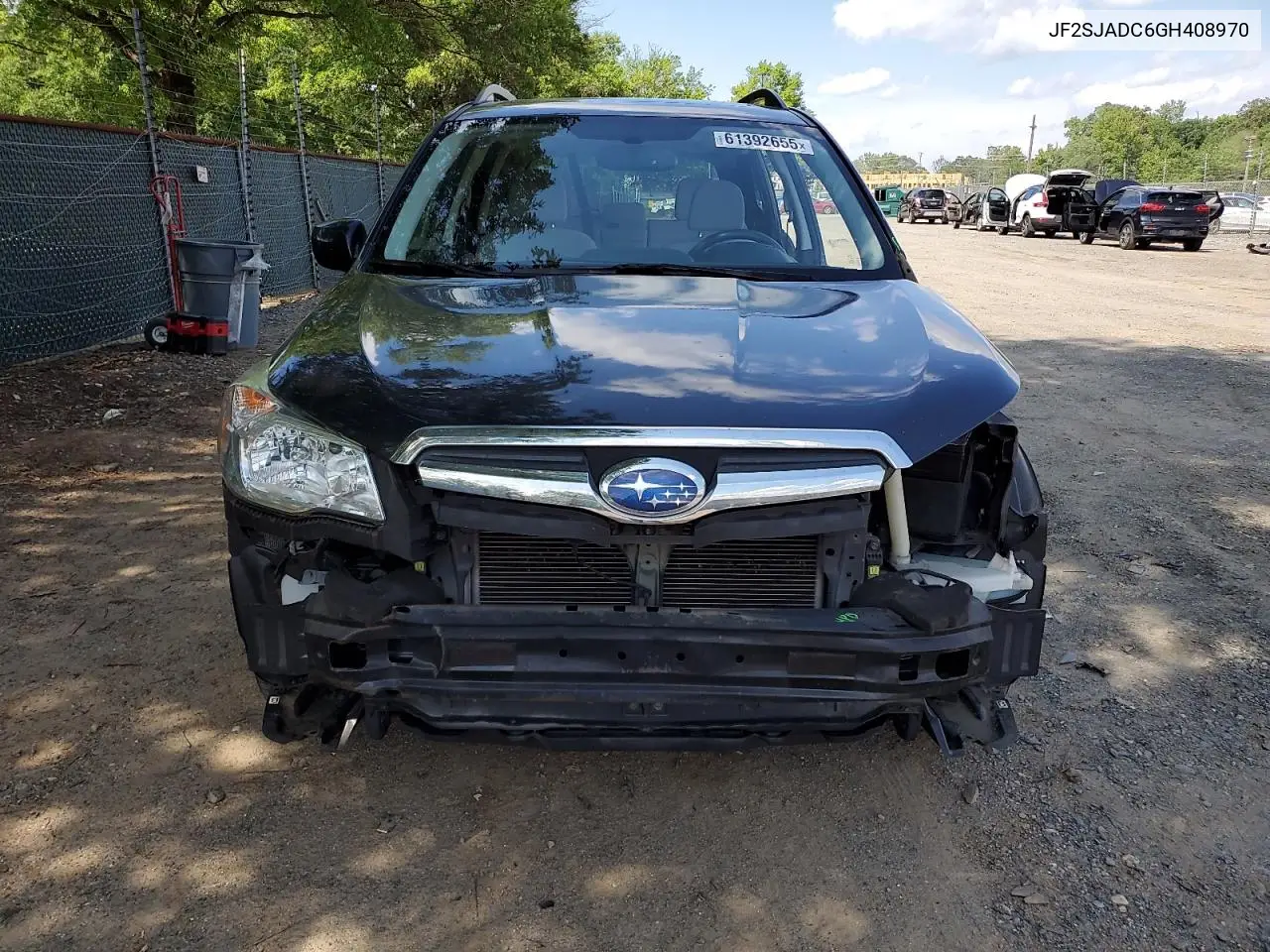 2016 Subaru Forester 2.5I Premium VIN: JF2SJADC6GH408970 Lot: 61392655