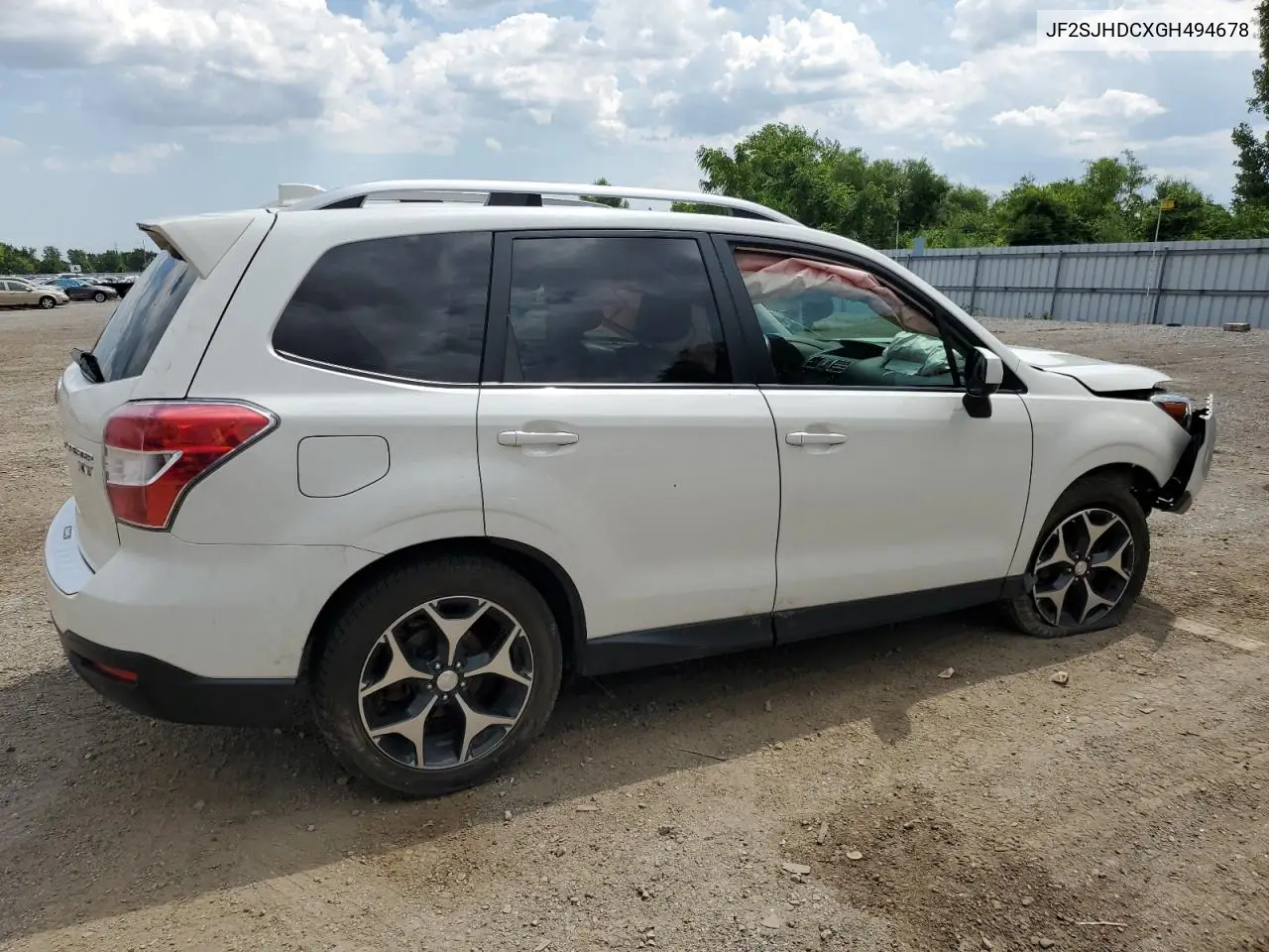 2016 Subaru Forester 2.0Xt Premium VIN: JF2SJHDCXGH494678 Lot: 62417825