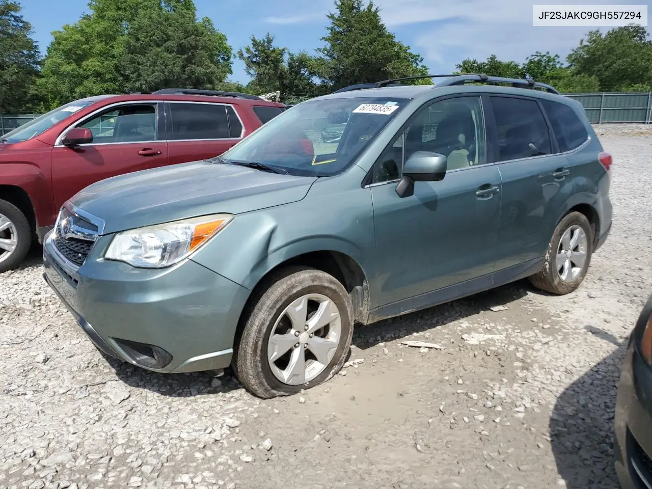 2016 Subaru Forester 2.5I Limited VIN: JF2SJAKC9GH557294 Lot: 62794835