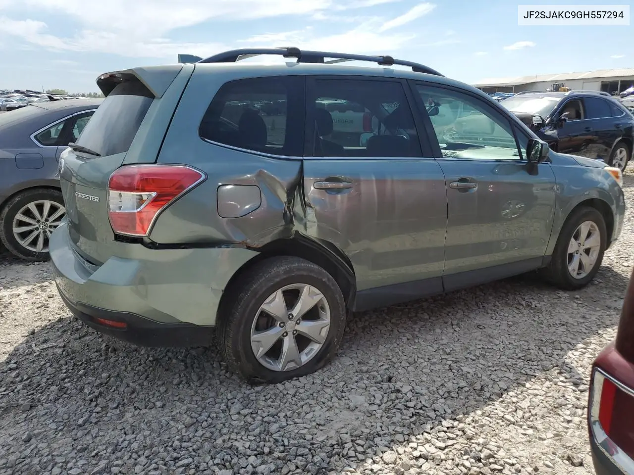 2016 Subaru Forester 2.5I Limited VIN: JF2SJAKC9GH557294 Lot: 62794835