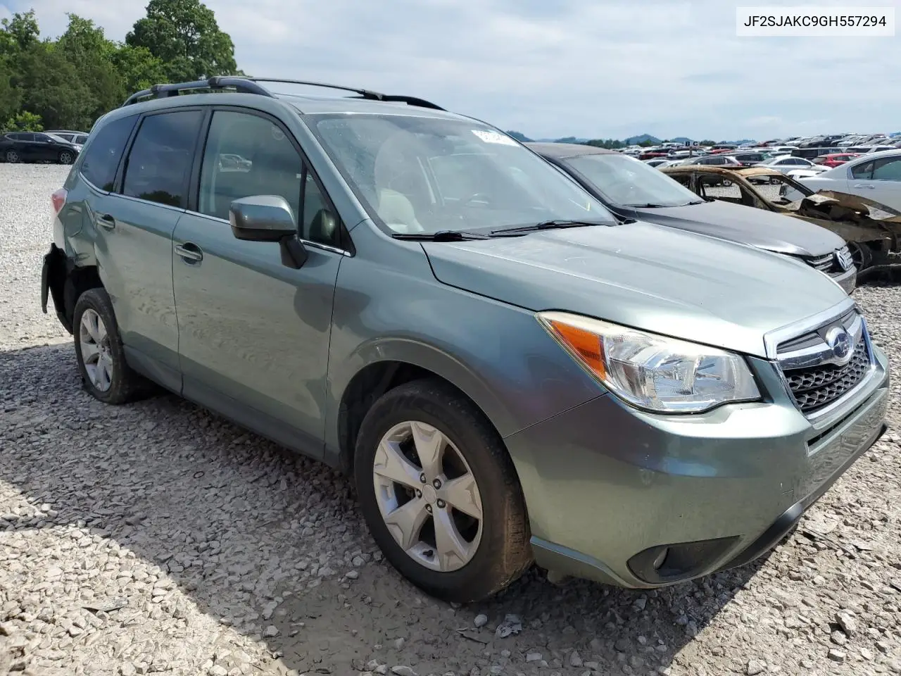 2016 Subaru Forester 2.5I Limited VIN: JF2SJAKC9GH557294 Lot: 62794835